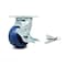 Service Caster 4 Inch Solid Polyurethane Caster with Roller Bearing and Brake/Swivel Lock SCC SCC-30CS420-SPUR-TLB-BSL - alternate 1